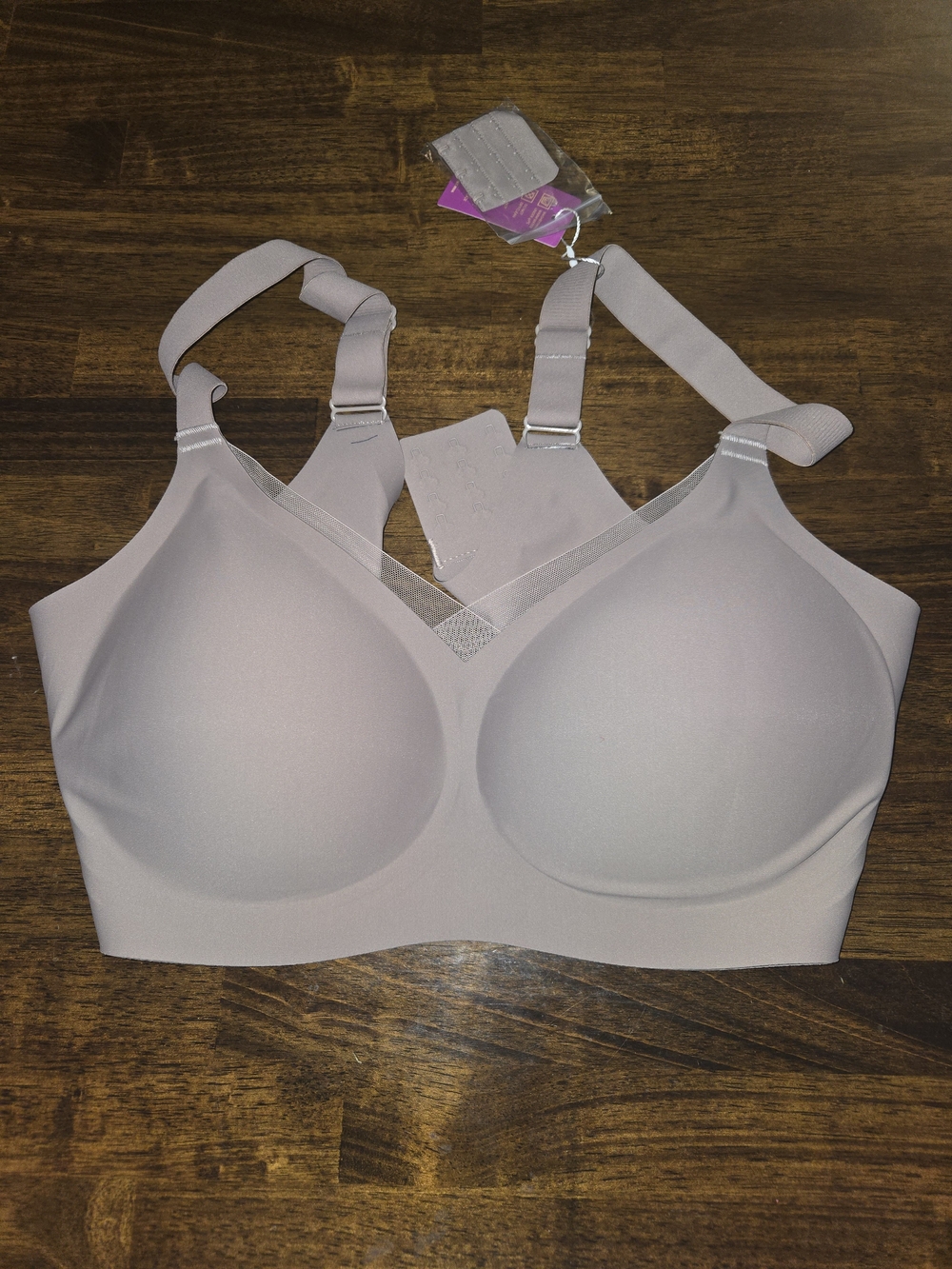 Women's 2XL Wireless Everyday Light And Comfort Bra in Light Purple